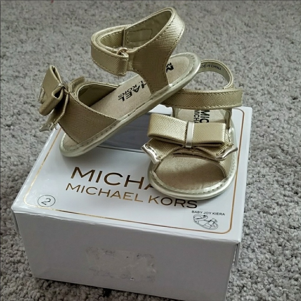 Mk baby joy karea golden sandal